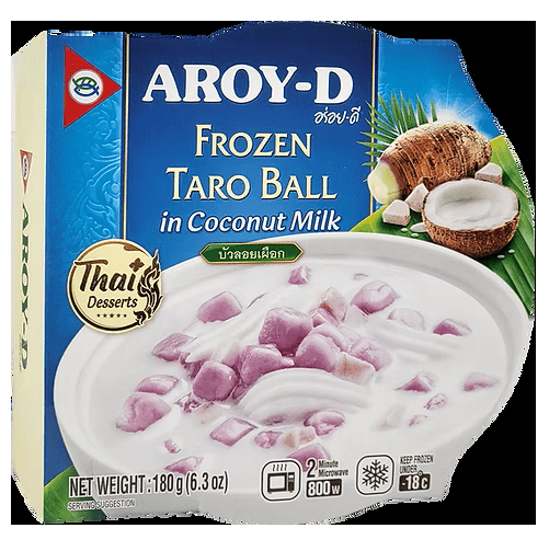 Frozen Taro Ball in Coconut Milk