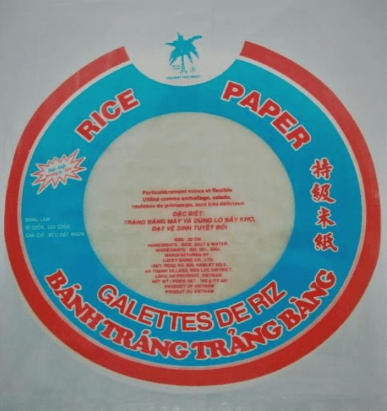 Bulk rice paper for retail and restaurants