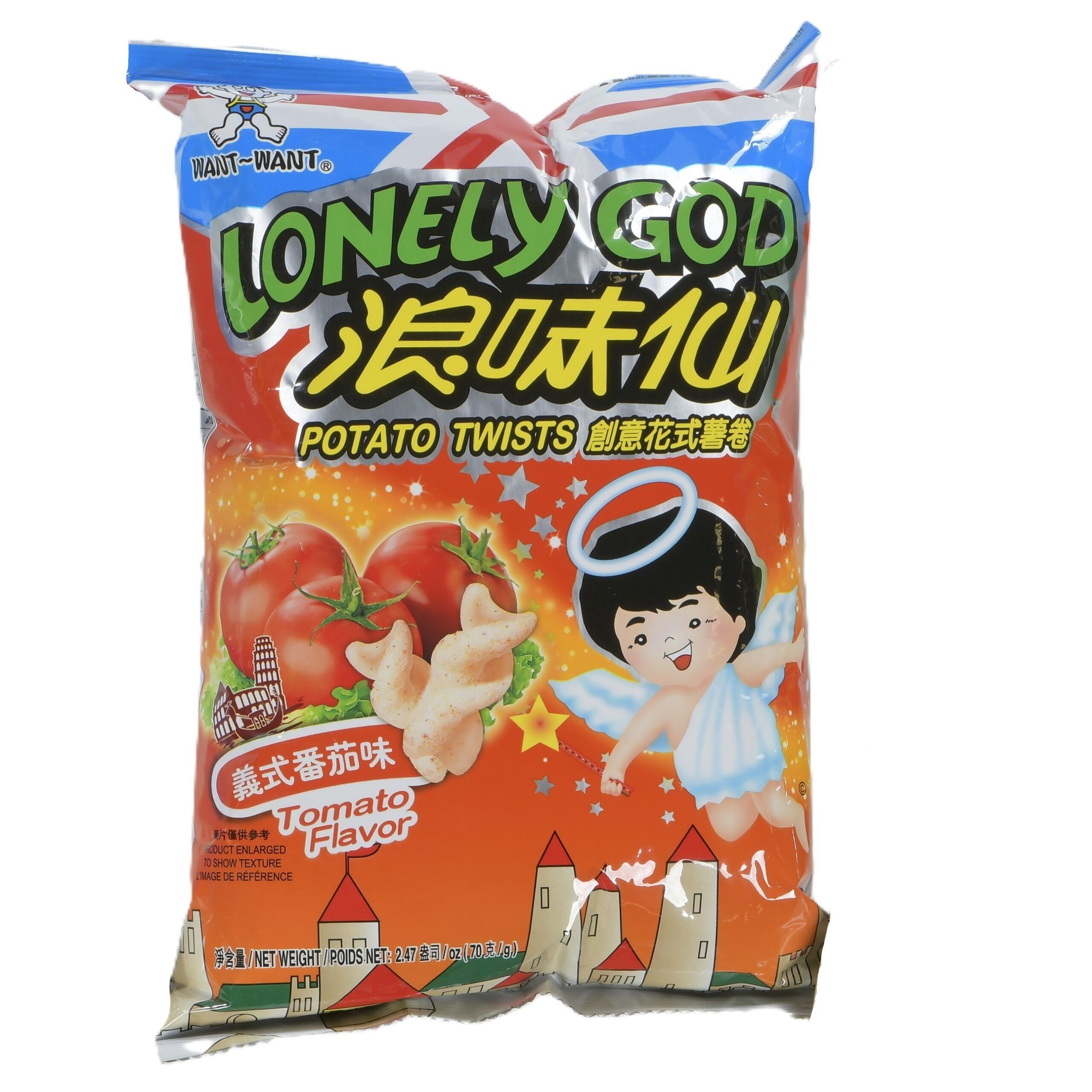 Lonely God Potato Twists -Tomato Flv